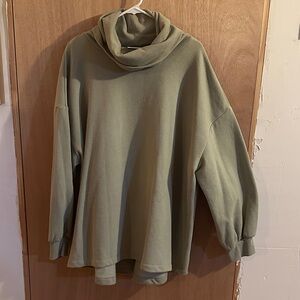 Ava & Viv Olive Cowl Neck Sweater